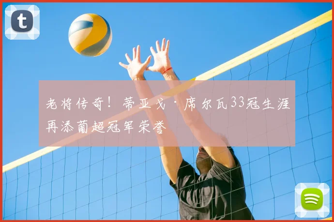 老将传奇！蒂亚戈·席尔瓦33冠生涯再添葡超冠军荣誉